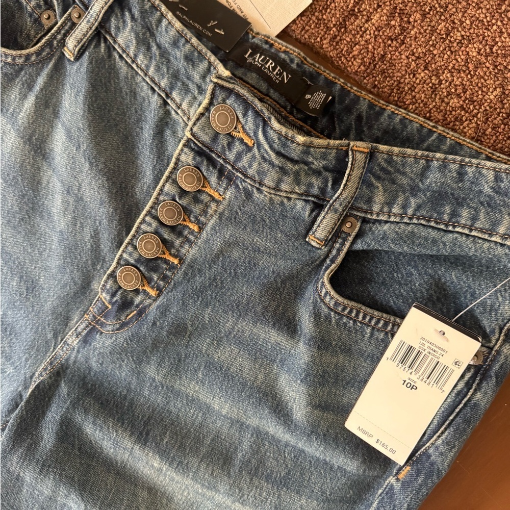 Lauren Ralph Lauren High Rise Flare Jeans - women’s 10P NWT - Picture 5 of 10